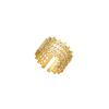 Anillo de acero inoxidable de moda con el mismo estilo de libro de equitación rojo que no se cae para mujer, anillo de acero de titanio de 18 quilates de alta gama, ligero y de lujo.