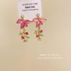 Pendientes de Borla de Flor de Hada Súper Mori Moda Suave Alta Belleza Diarios para el Trabajo Versátiles Pendientes para Mujer Joyería para Orejas