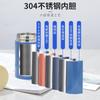 Termo para papilla guisada de acero inoxidable 304 de comercio exterior, taza doble al vacío, portátil, con aislamiento térmico súper largo, mini olla guisada