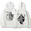 Sudadera de Observación Adelantada Talla Europea Transfronteriza Sudadera Punk Calavera Gótica Moda Masculina Sudadera Gráfica Retro