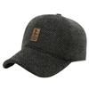 Sombrero gorro de otoño e invierno para hombre protección para las orejas sombrero de lana ganó la licitación a prueba de frío engrosado cálido para exteriores gorra de béisbol para mediana edad