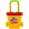 Brinquedo para montar Carrinho de Puxar Balde 50 Peças