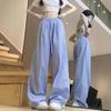 Dopamina 145 Pantalones de Pierna Ancha con Lunares Ondulados Coloridos para Mujer Verano Delgados y Pequeños Pantalones de Caminar de Cintura Floja para Mujer con Textura 150