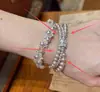 Pulsera de Perlas Estrelladas Moradas "Galaxy Purple Rhythm", Deslumbrante y Soñadora, de Lujo Ligero y Exquisita, Adecuada para Usar en Capas y para el Día a Día