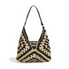 Bolsas Tejidas para Mujer 2026 Verano Nuevo Elegante Bolso de Hombro de Moda Tendencia Bolso de Paja Casual Bolso Tote de Gran Capacidad