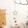 Copos de Nieve Decorativos Escaparate Nieve Colgantes Decorativos Accesorios Estrellas Pentagonales Adornos Colgantes Abalorios Árbol de Navidad