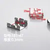 Luz LED lineal empotrada con canal de aluminio a presión, a presión para gabinetes, sin tornillos, fijación invisible de tira de luz