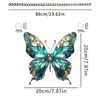 Decoración Colgante de Ventana de Acrílico 2D Pájaro de Colores Mariposa Fénix Día de San Valentín Transfronterizo Adorno para Colgar en Porche Exterior