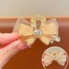 Pinza Pequeña para Cabeza de Princesa para Agarre Femenina Pequeña Estilo Chanel Pedrería Lazo Horquilla Cyber Celebrante Clip Lateral Cabello Suelto Flequillo Clip Horquilla
