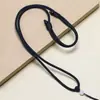 Cuerda de Piña Fina de 2 mm Hecha a Mano Tejida Unisex Colgante de Ágata Jade Cordón para Colgante de Collar Venta al por Mayor