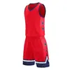 Traje de ropa de baloncesto deportivo para adultos Venta al por mayor transfronteriza Jersey Estudiantes de primaria y secundaria Ropa de entrenamiento para competición por equipos Club