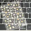 Pegatinas Rilakkuma Estilo Coreano Ins Lindo Dibujo Animado Manzana Funda de Teléfono Iphone17 Pegatina Lente Pegatina DIY