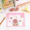 Bolsa de rejilla Sanrio nueva de alto valor ins bolsa de archivo kulomi almacenamiento de datos para estudiantes bolsa de clasificación de materias