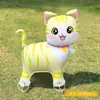 Balão Animal de Desenho Animado Famoso na Internet com Rodas que Podem Andar, Decoração de Aniversário, Presente para Barraca de Feira Noturna