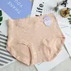Ropa Interior de Algodón de Cintura Alta Preferencial Tallas Grandes para Mujer Tinte de Vientre Estampado de Algodón Calzones DL Talla Grande 582