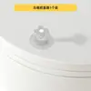 Estilo luxo leve levantador de tampa de vaso sanitário doméstico pequena flor levantador basculante artefato para não sujar as mãos lixeira de banheiro levantador basculante puxável