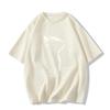 Camiseta Retro de Estilo Americano de Manga Corta para Mujer Verano Holgada Rojo Vino Top de Manga Corta a la Moda Combinable Adelgazante Trendy Ins