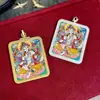 K000316 Hotong Xizang Nepalesa Pintada à Mão Pura Thangka Tara Branca Núcleo do Cartão 4x5