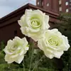 3 Arreglos de Rosas de Diamante para Montaje de Escena de Boda, Guía de Escenario, Pared de Flores de Piso, Flores Falsas de Techo, Flores de Seda, Flores Artificiales al por Mayor