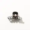 Presilha de Cabelo Pequena Modelo Novo Transfronteiriço 4cm, Presilha de Cabelo Elegante Pequena Estilo Chanel para Mulheres, Mini Presilha de Cabelo Estilo Ins, Mini Presilha de Garra Acessório de Cabelo