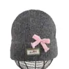 Gorro de punto de mezcla de lana estilo coreano, gorro de invierno cálido que cubre las orejas, suave y cómodo, gorro de punto coreano minimalista y versátil