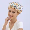 Touca de Banho Dupla Camada para Mulheres, Impermeável para Banho, Touca Doméstica Anti-Fumaça de Óleo, Touca Especial para Secar Cabelo de Mulheres, Touca para Cuidados com o Cabelo