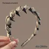 2026 Nuevo Modelo Diadema Antideslizante Dentada Malla de Gasa Ola Diadema para Mujer Clip para el Cabello de Corona Alta Accesorio para el Cabello
