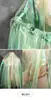 Tela Hanfu satén organza tela de color degradado ropa Dinastía Tang Hanfu Jardín de infantes fondo de boda