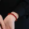 Série de Colares de Pedra Olho de Tigre de Alta Qualidade, Pulseira de Pedras Naturais com Contas, Colar de Ágata Vermelha, Corrente de Clavícula com Design Elegante