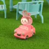 Carrinho Bate-Bate Desenho Animado DIY Criativo Tridimensional Enfeites de Carro Acessórios de Cola de Creme Acessórios de Resina Acessórios
