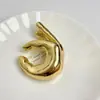 Broche de Gesto Ok para Mujer, Accesorio de Estilo Británico de Moda, Broche Retro Europeo y Americano a la Moda para Mujer, No se Desvanece