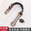 Hebilla antirrobo de aleación de zinc engrosada Hebilla de puerta Hebilla de seguridad Cadena antirrobo de hotel Pestillo de puerta de hotel Hebilla antibloqueo Cerrojo de puerta