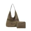 Nuevo Estilo de Principios de Otoño Alta Apariencia Retro Nicho Relajado Rayas Letras Bolso Tote Ligero para Viajar Cruzado Diseño Simple