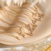 Colgante Verano Xiangfeng doce constelaciones Aries león gitano estrella collar de acero de titanio chapado en oro real de 18 quilates
