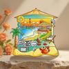 Adesivos de geladeira Sanya, adesivos magnéticos de madeira para presente cênico, adesivos de geladeira personalizados, lembranças criativas de turismo de Hainan, atacado