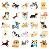 56 Novos Adesivos Decorativos Criativos de Grafite Transfronteiriços para Planejador à Prova d'Água, Adesivos Fofos de Cachorro em Desenho Animado Feitos à Mão