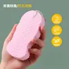 Esponja de Limpeza 3D Flexível Criança Adulto Pele Sensível Esfregar Lama Tesouro Lenço de Banho Formato de Escama de Peixe Artefato de Esfregar Cinzas