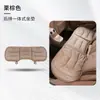 Nuevo cojín para asiento de coche perforado piel nappa cojín avanzado para asiento de coche engrosado antideslizante cojín para asiento delantero y trasero de cinco plazas
