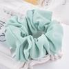 Importado de Corea Estilo Coreano Accesorios para el Cabello Color Caramelo Color Sólido Tela Chifón Anillo para el Cabello Flor para el Cabello Cuerda para el Cabello