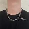 Colar masculino de aço titânio estilo hip-hop, não desbota, feminino, costura, corrente de clavícula de rua americana, design de nicho, joia para amantes