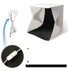 Caixa de luz LED pequena para estúdio de 23cm caixa de luz suave adereços de fotografia caixa de luz pequena dobrável portátil