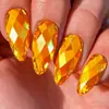 Atacado Transfronteiriço de Unhas Postiças, Estilo Europeu e Americano, 24 Peças de Produtos Acabados de Nail Art Eletrodepositados Iridescentes, Adesivos de Unhas Postiças Removíveis