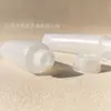 Botella dispensadora de tubo blando para viajes, Botella exprimible con tapa abatible boca abajo, Cosméticos, Champú, Gel de ducha, Botella vacía portátil