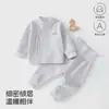 Ropa de Casa para Bebés Cuatro Estaciones para Niños y Niñas, Otoño e Invierno, Body Capa Base Clase A, Conjunto de Separados para Niños, Ropa Infantil Anyang