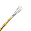 Lanza Redonda de Cinco Púas con Arpón Acero Inoxidable Interfaz de 8 mm Palo Telescópico de 1.5 m Herramienta de Pesca de Anguilas con Lanza Set de Lanzas