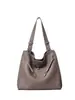 2026 Nuevo Estilo Bolso de Hombro de Piel de Vaca de Primera Capa, Bolso Cruzado, Bolso Tote Versátil de Cuero Genuino de Gran Capacidad, Bolso de Mano para Mujer