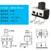 Interruptor Basculante Vertical de Alta Corrente em Aço Inoxidável 110V a 220V Interruptor de Alimentação Interruptor de Pressão Horizontal 2 Posições Ss23F15