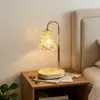 Lámparas de Madera de Bambú para Dormitorio Más Vendidas en Amazon Transfronterizo, Lámparas de Mesa de Ambiente, Lámparas de Mesita de Noche de Alta Gama para Atmósfera, Lámparas para Derretir Cera de Aromaterapia