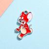 Pingente de Rato Tom e Jerry Charme Acessório Desenho Animado Esmalte Liga Joia Acessório Pulseira Colar DIY Roupa