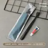 Conjunto de Escovas de Dente Descartáveis com Cerdas Macias, Suprimentos Dentários Portáteis para Viagem, Sacos Atacado de Itens de Luxo Doméstico